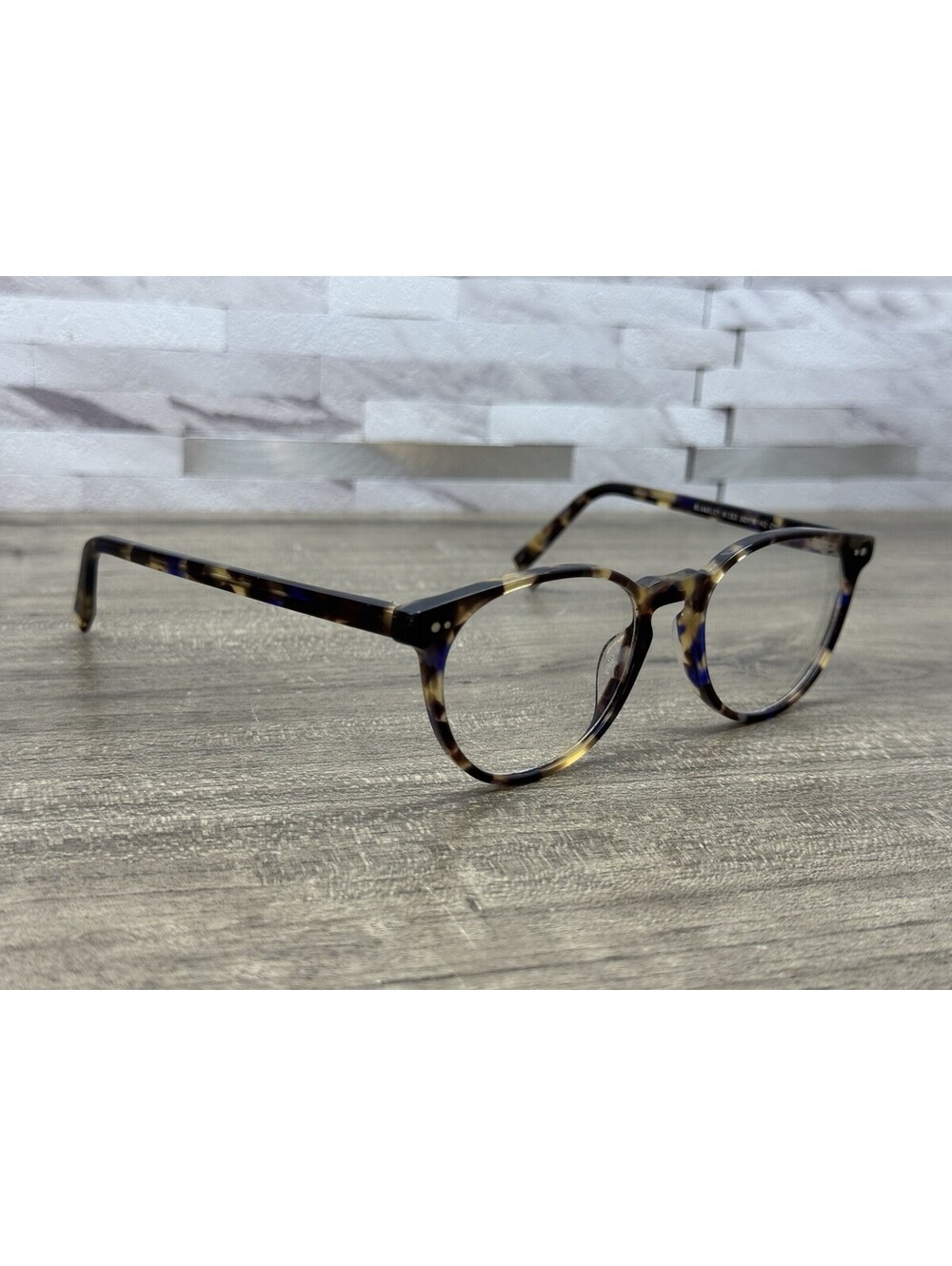 Warby Parker Blakeley M 252 Eyeglasses Tortoise Round Frame 50-18-142